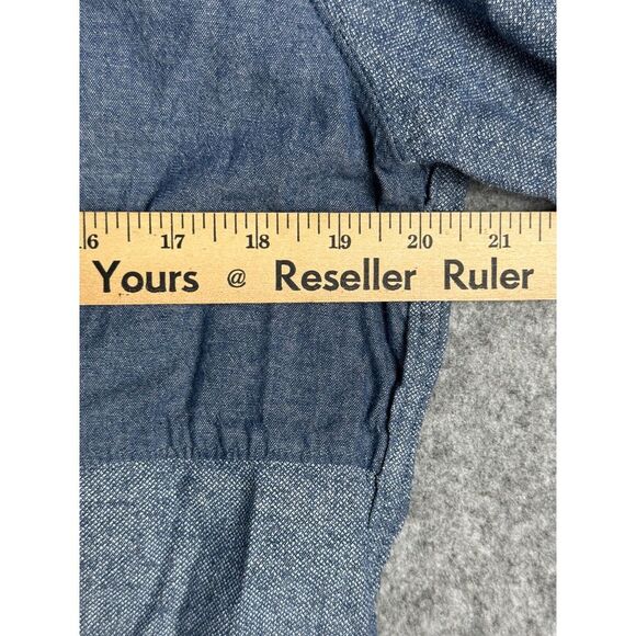 Roark Revival Shirt Men's Medium Color Block Stripe Short Sleeve Button Up - Picture 6 of 7